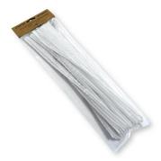 Opakowanie Druciki kreatywne 300x6mm białe 30szt