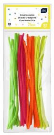 Opakowanie Druciki kreatywne neonowe 30cm 32szt