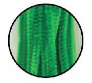 Opakowanie Druciki pluszowe zielone 6mmx30cm 40szt