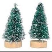 Drzewka minaturowe plastikowe Choinki zielone 6szt. Wydawca: Titanum. Dadada.pl Opakowanie Drzewka minaturowe plastikowe Choinki zielone 6szt