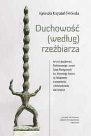 Okładka książki Duchowość (według) rzeźbiarza