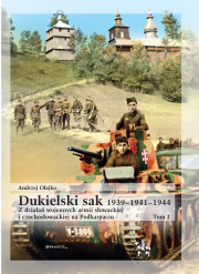 Dukielski sak 1939-1941-1944. Autor: Andrzej Olejko. Dadada.pl Okładka książki Dukielski sak 1939-1941-1944