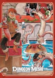 Dungeon Meshi. Tom 3. Autor: Ryoko Kui. Dadada.pl Okładka książki Dungeon Meshi. Tom 3