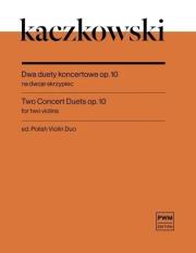 Okładka książki Dwa duety koncertowe op.10