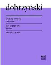 Okładka książki Dwa impromptus na fortepian