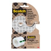 Opakowanie Dyspenser taśmy Scotch ze stali nierdzewnej + 2x taśma Magic 19mmx13,9m srebrny