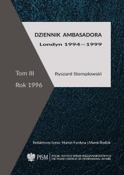 Dziennik ambasadora. Autor: Stemplowski Ryszard. Dadada.pl Okładka książki Dziennik ambasadora