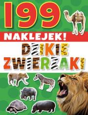 Okładka książki Dzikie zwierzaki. 199 naklejek!