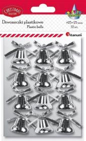 Opakowanie Dzwoneczki plastikowe 25mm 12szt