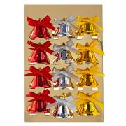 Dzwonki metalowe z kokardką 12szt. Wydawca: Dalprint. Dadada.pl Opakowanie Dzwonki metalowe z kokardką 12szt