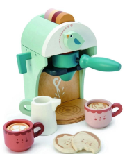 Ekspres do kawy drewniany na kapsułki. Wydawca: Tender Leaf Toys. Dadada.pl Opakowanie Ekspres do kawy drewniany na kapsułki