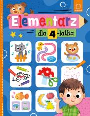 Elementarz dla 4-latka. Autor: Kaczyńska Agata. Dadada.pl Okładka książki Elementarz dla 4-latka