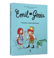 Emil i Gosia. Potworom wstęp wzbroniony. Autor: Didier Anne, Muller Olivier. Dadada.pl Okładka książki Emil i Gosia. Potworom wstęp wzbroniony