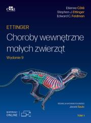 Okładka książki Ettinger. Choroby wewnętrzne małych zwierząt. Tom.1