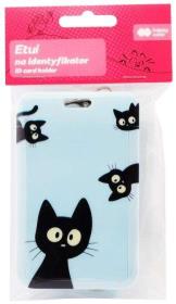 Opakowanie Etui na identyfikator wysuwane Cats HAPPY COLOR