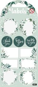 Opakowanie Etykiety samoprzylepne - Eucalyptus Labels