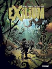 Exilium. Autor: Cedric Simon, Stalner Eric. Dadada.pl Okładka książki Exilium