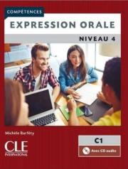 Okładka książki Expression orale 4 2ed. C1 podręcznik +CD