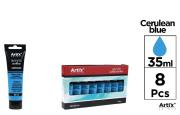 Opakowanie Farba akrylowa błękit podstawowy 35ml (8szt)