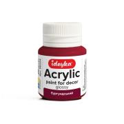 Opakowanie Farba akrylowa Burgundy 20ml