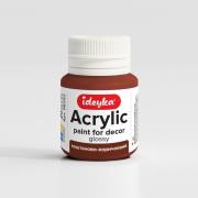 Opakowanie Farba akrylowa Kasztanowy brąz 20ml