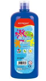 Farba akrylowa KEYROAD butelka 1000ml niebieska. Wydawca: Keyroad. Dadada.pl Opakowanie Farba akrylowa KEYROAD butelka 1000ml niebieska