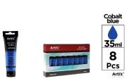 Opakowanie Farba akrylowa kobaltowo-niebieska 35ml (8szt)