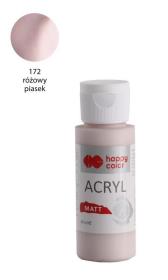 Opakowanie Farba akrylowa Matt piasek różowy 60ml HAPPY COLOR