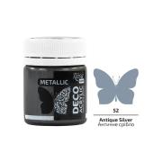 Farba akrylowa metaliczna antique silver 52 20ml. Wydawca: Rosa. Dadada.pl Opakowanie Farba akrylowa metaliczna antique silver 52 20ml