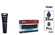 Opakowanie Farba akrylowa niebiesko-fioletowa 35ml (8szt)