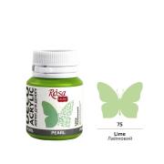 Farba akrylowa perłowa lime 75 20ml. Wydawca: Rosa. Dadada.pl Opakowanie Farba akrylowa perłowa lime 75 20ml