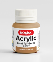 Opakowanie Farba akrylowa Żółto-złoty 20ml