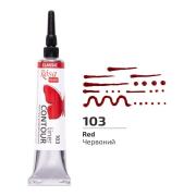 Farba aktylowa konturowa universal red 20ml. Wydawca: Rosa. Dadada.pl Opakowanie Farba aktylowa konturowa universal red 20ml