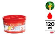 Opakowanie Farba do malowania palcami czerwona 120ml