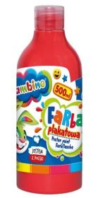 Opakowanie Farba plakatowa czerwona 500ml BAMBINO