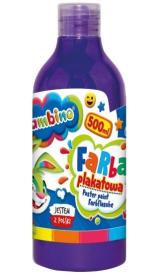 Opakowanie Farba plakatowa fioletowa 500ml BAMBINO