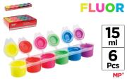 Opakowanie Farba plakatowa tempera fluor 6x15ml