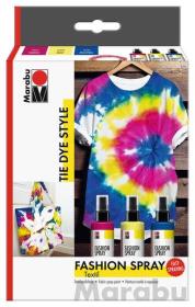 Opakowanie Farby do tkanin w spreju Tie Dye 4el