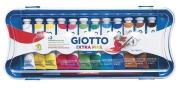 Opakowanie Farby plakatowe w tubkach 12 kolorów GIOTTO
