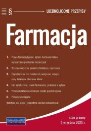 Farmacja - ujednolicone przepisy. Autor:   Praca zbiorowa. Dadada.pl Okładka książki Farmacja - ujednolicone przepisy