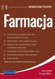 Okładka książki Farmacja. Ujednolicone przepisy