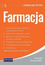 Farmacja - ujednolicone przepisy. Autor:   Praca zbiorowa. Dadada.pl Okładka książki Farmacja - ujednolicone przepisy