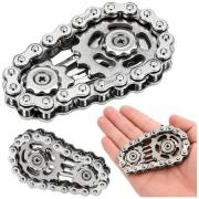 Opakowanie Fidget spinner łańcuch zębatki stal nierdzewna