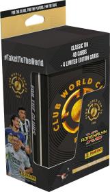 Fifa Club World CUP 2025 TCG puszka kolekcjonera. Wydawca: Panini. Dadada.pl Opakowanie Fifa Club World CUP 2025 TCG puszka kolekcjonera