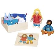 Opakowanie Figurki elastyczne Fynja i Fabio z garderobą 6szt