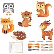 Opakowanie Filcowe wyszywanki Zwierzęta