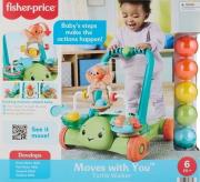 Opakowanie Fisher-Price Aktywizujący Żółw Chodzik-Pchacz 2w1