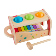 Fisher-Price Drewniane cymbałki z przebijakiem. Wydawca: Fisher- Price. Dadada.pl Opakowanie Fisher-Price Drewniane cymbałki z przebijakiem