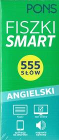 Okładka książki Fiszki Smart 555 słów. Angielski w.2022