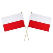 Opakowanie Flaga polski chorągiewka 14x21cm 2szt